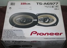 PIONEER TS-A6957 AUDIO SPEAKERS 6" X 9" 3 WAY 180 W
