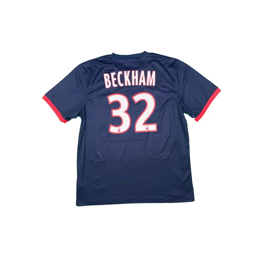 Maillot football vintage Paris-Saint-Germain domicile #32 Beckham saison 2013-20 - Photo 2/4