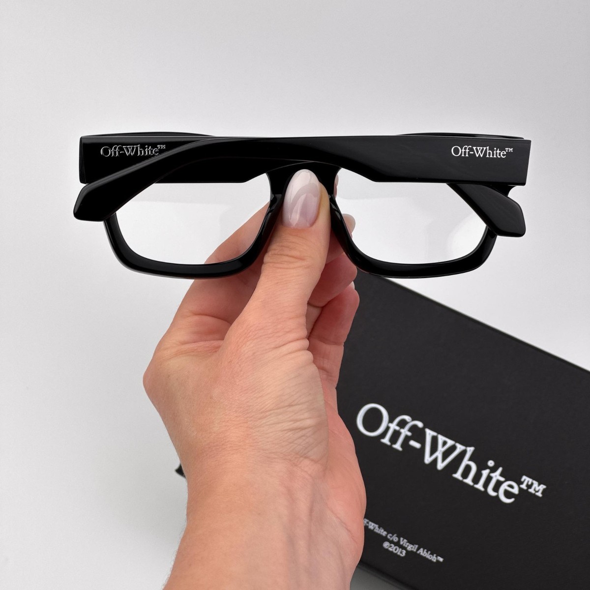 Off-White Men Eyeglasses Black Square OERJ078 STYLE 78 1000  display picture 3