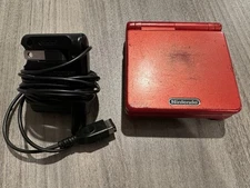 Nintendo Game Boy Advance GBA SP Handheld Console AGS-001 Red