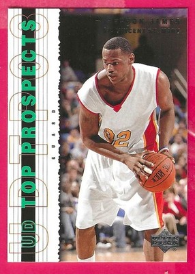 St Vincent 15 Year Old Lebron James 2003 Upper Deck Top Prospects