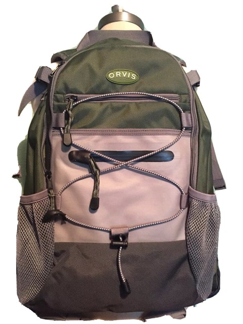 orvis leather backpack