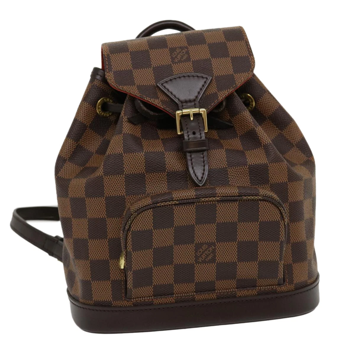 Brown LV Checker Mini Backpack