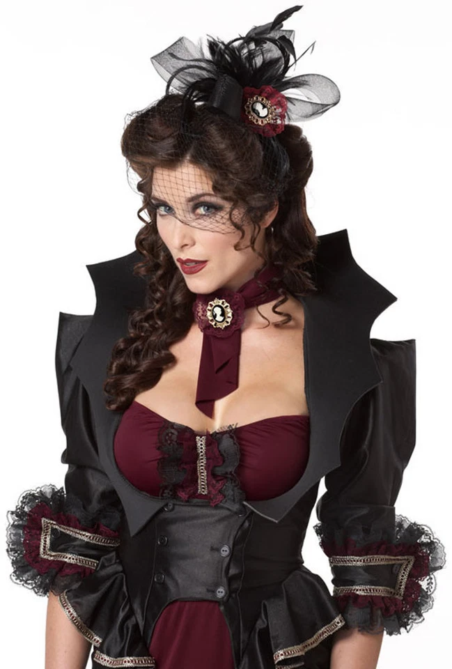 Disfraz victoriano vampiro dama de la mansión adulto Foto 4 de 4