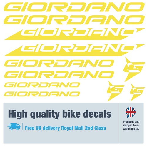 Giordano Fahrrad Etiketten / Decals / Sticker, 5+ Jahre externe Qualität (26er Pack) - Bild 11 von 17