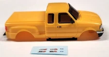 Road Race Replicas / Nu-Rora Sport Pickup HO Scale Slot Car Body - Yellow - RRR
