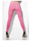 NEW Opaque Footless Tights Neon Pink 80s Rewind Festival Fancy Dress Accessories