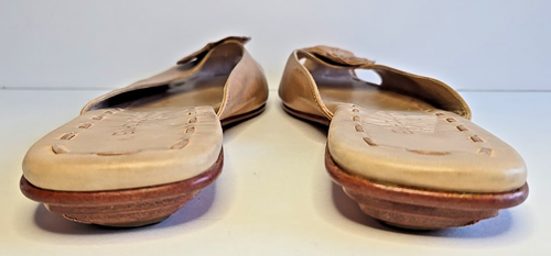 Robert Zur Tan/Brown Leather Mules Slides Flats Size 8 M East India Sandal Co - Picture 9 of 14
