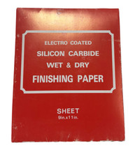 9" x 11" Sandpaper Sheets 280 Grit Silicon Carbide Wet Dry 50 Pack