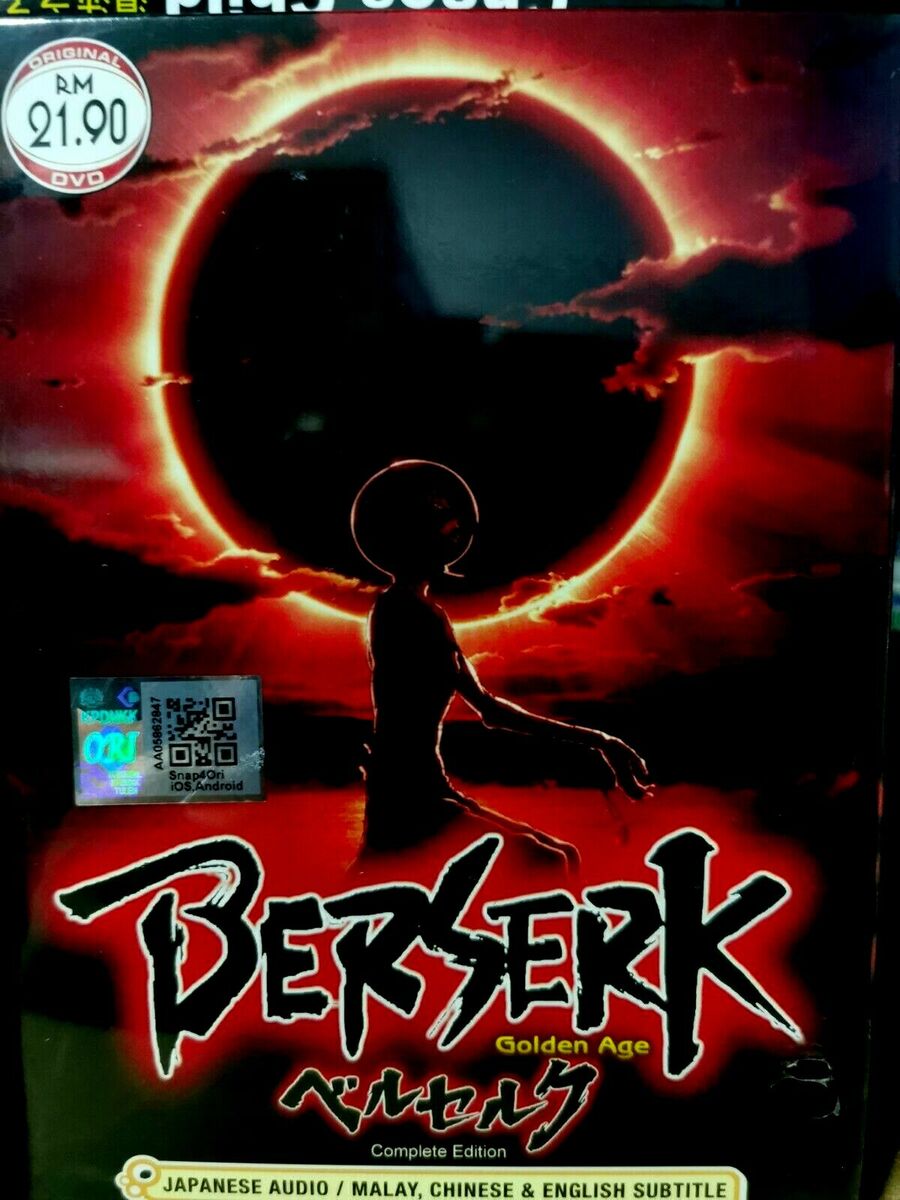 DVD Berserk Complete (Season 1 - 2) + The Golden Age Arc - Memorial Edition