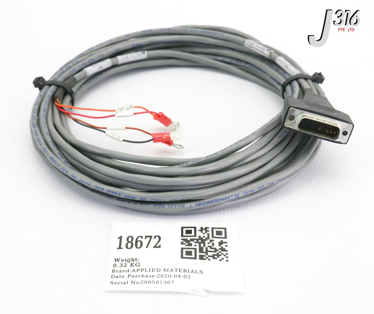 え 18672 APPLIED MATERIALS CABLE ASSY, 7.7M 0150-17219 | eBay
