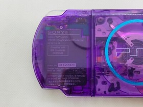 Sony PSP-3000 Playstation Portable Handheld Console Clear purple Customized