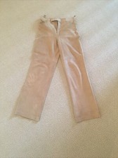 GUC LAUREN RALPH LAUREN Tan Suede Straight Leg Fully Lined Pants 4