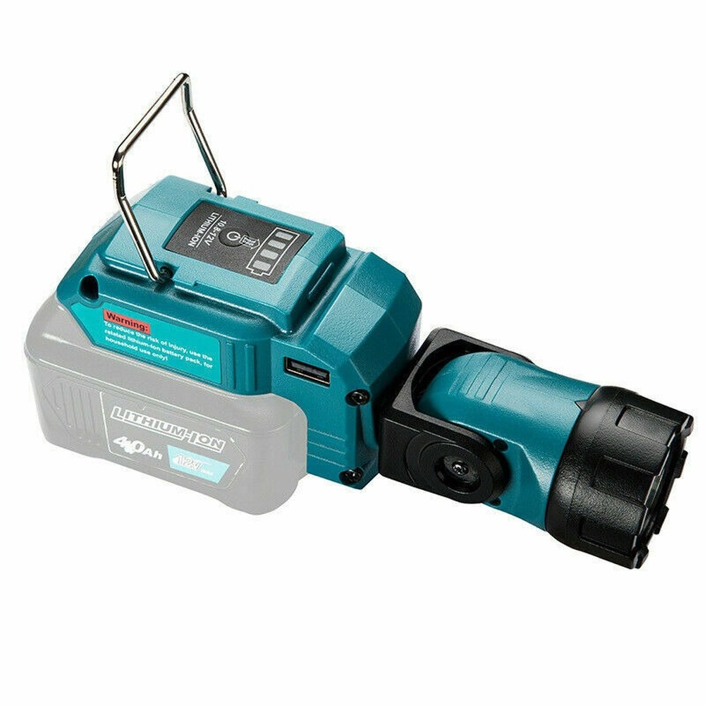 LED Work Light Flashlight Electric Torch Spotlight For Makita 12V