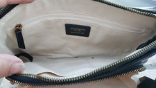 Margot New York Leather Purse Molly Zipper messenger bag Black,Brandy or Cognac