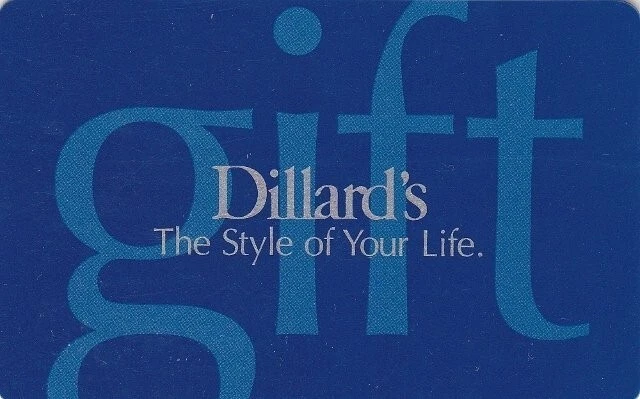 Dillard's * Brand New Collectible Gift Card No Value * 343758