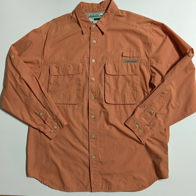 Exofficio Buzz Off Insect Shield Men's L Salmon red Vented Hiking