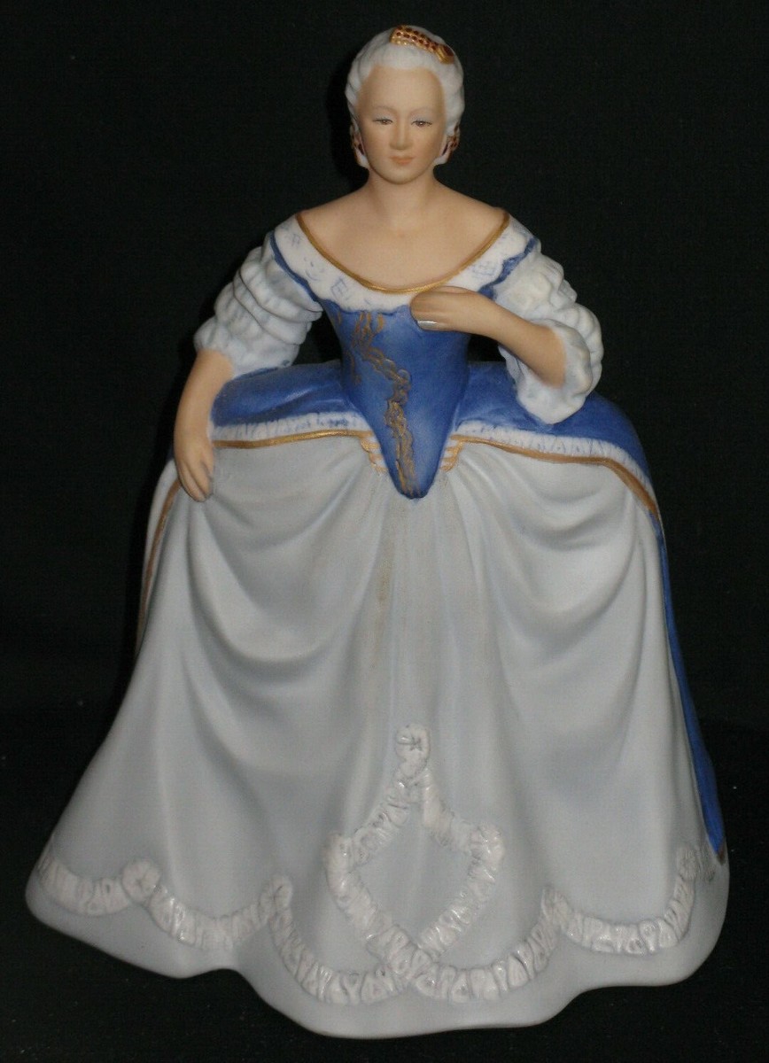 Vintage Franklin Poreclain Mint Figurine Catherine the Great