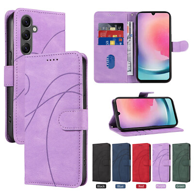 Leather Case For Xiaomi 14 13 Redmi Note 13 5G Wallet Card Kickstand Phone Cover