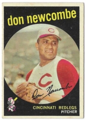 1959 TOPPS DON NEWCOMBE CARD (CINCINNATI REDLEGS)