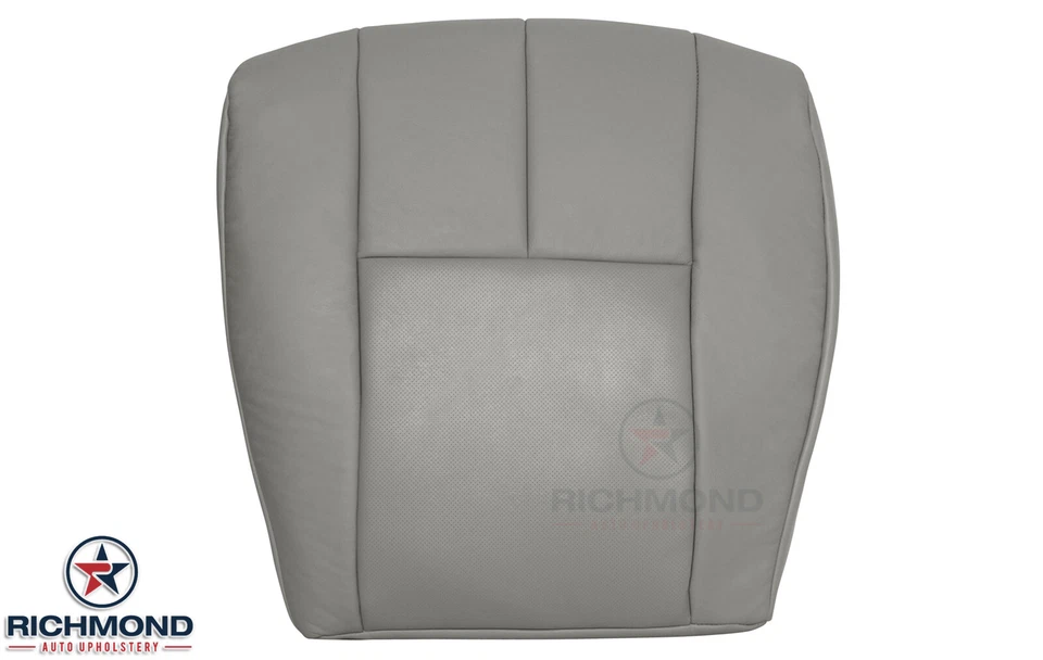 Cadillac STS 2005-2011 - Cubierta de asiento de cuero inferior del lado del conductor gris - refrigerada por aire acondicionado Foto 2 de 4