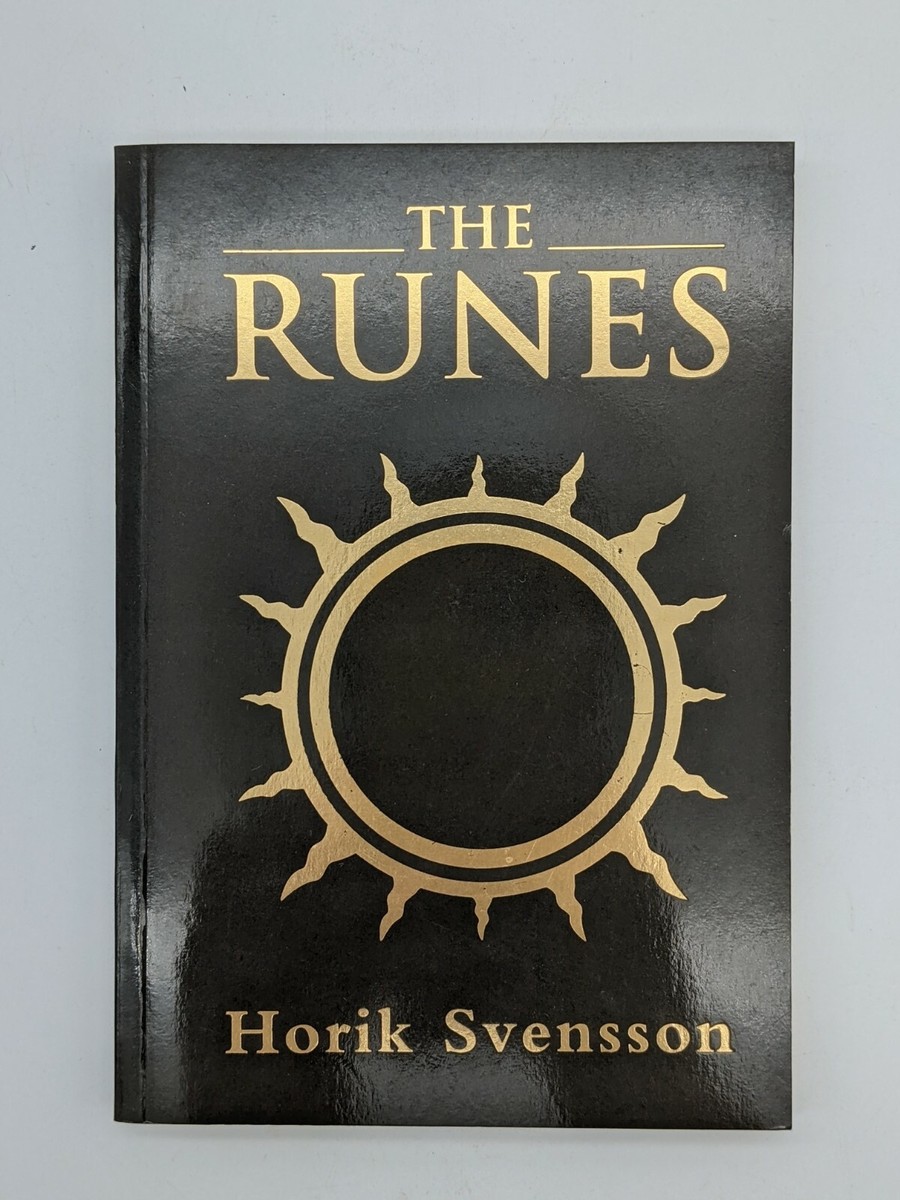 The Runes Pack Set Kit Gift Edition by Horik Svensson Book Stone