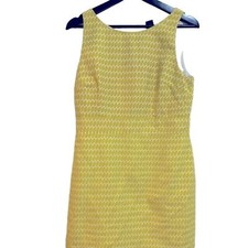 Ann Taylor yellow shift dress size 6