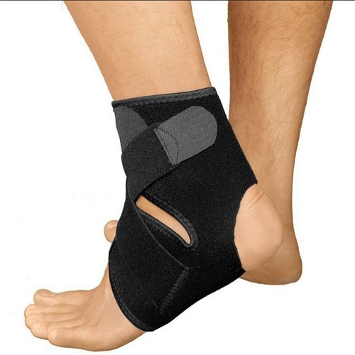 Medical Ankle Brace Support Foot Sprain Pain Relief Wraps Neoprene Protector UK - Picture 4 of 22