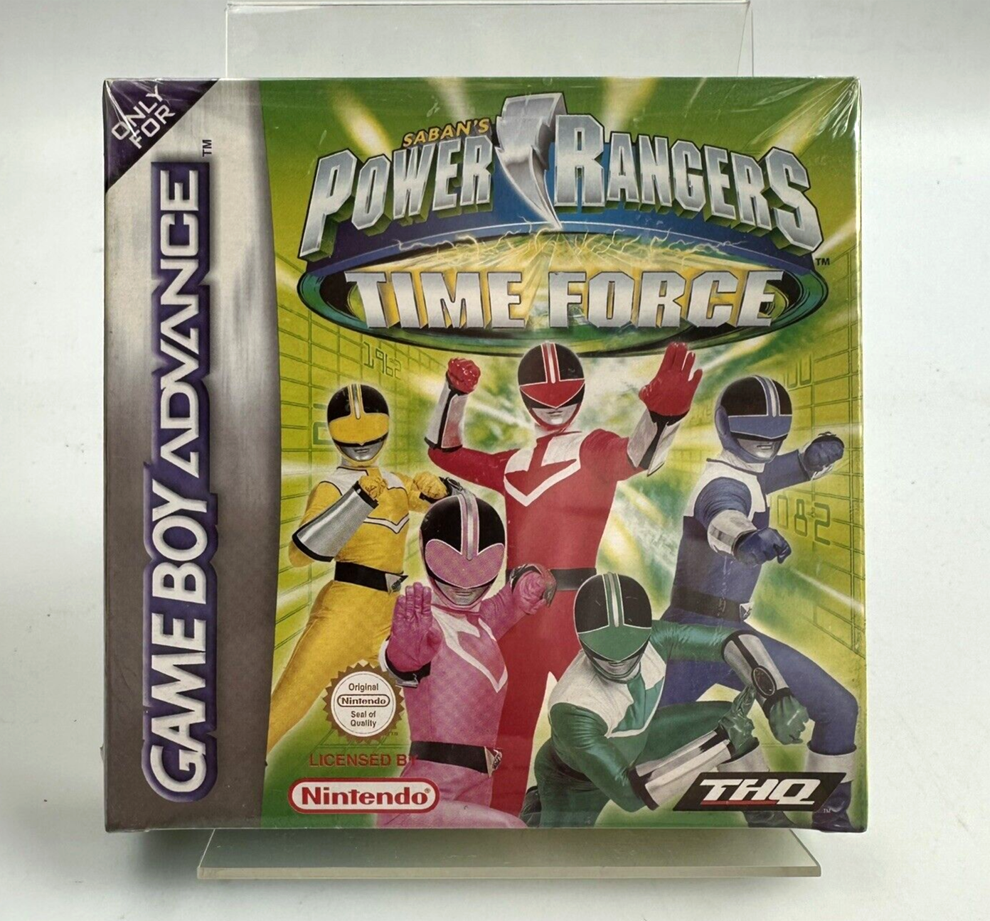 GBA Power Rangers Time Force, New And Factory Sealed