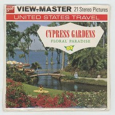 Cypress Gardens Floral Paradise Florida 1971 GAF View-Master Packet Sealed Mint