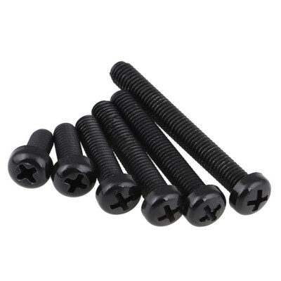 M5 M6 M8 Nylon Kunststoff Linsenkopfschraube Kunststoffschrauben PA66 Schwarz