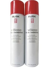 Rusk W8less Extra Strong Hold PLUS Hairspray 10 oz Pack of 2 