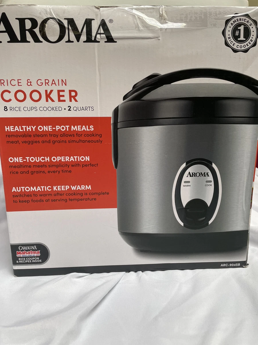 Aroma Rice Cooker Instructions & Recipe (small & digital cooker)