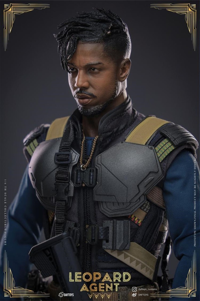 DAFTOYS F018 1/6 Armor Erik Killmonger N'Jadaka Black