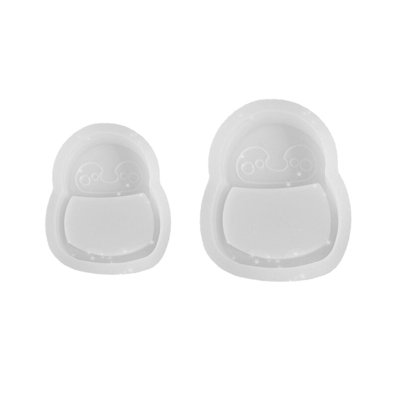 Penguin Keychain Mold for DIY Epoxy Resin Jewelry Crafting