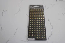 Jolee's Boutique All That Bling 109 Mini Studs Gold Adhesive Gems 2 Styles Craft