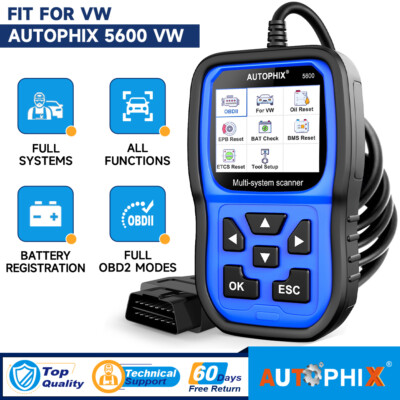  OBD2 Diagnosegerät Alle System Scanner für VW ABS BMS Elektronische Parkbremse