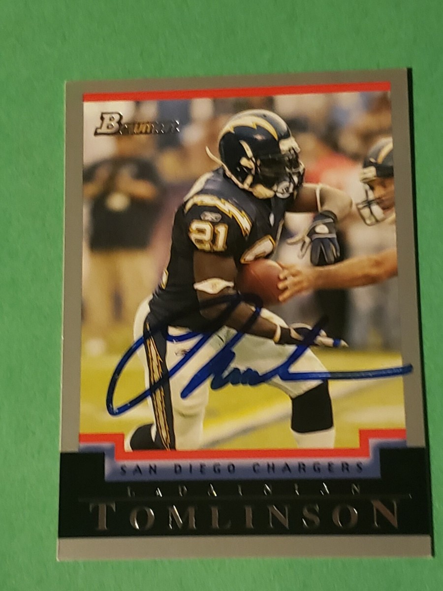 その他 Bowman Relics Auto LaDainian Tomlinson 2004 bowman autographed card ladainian tomlinson with coa