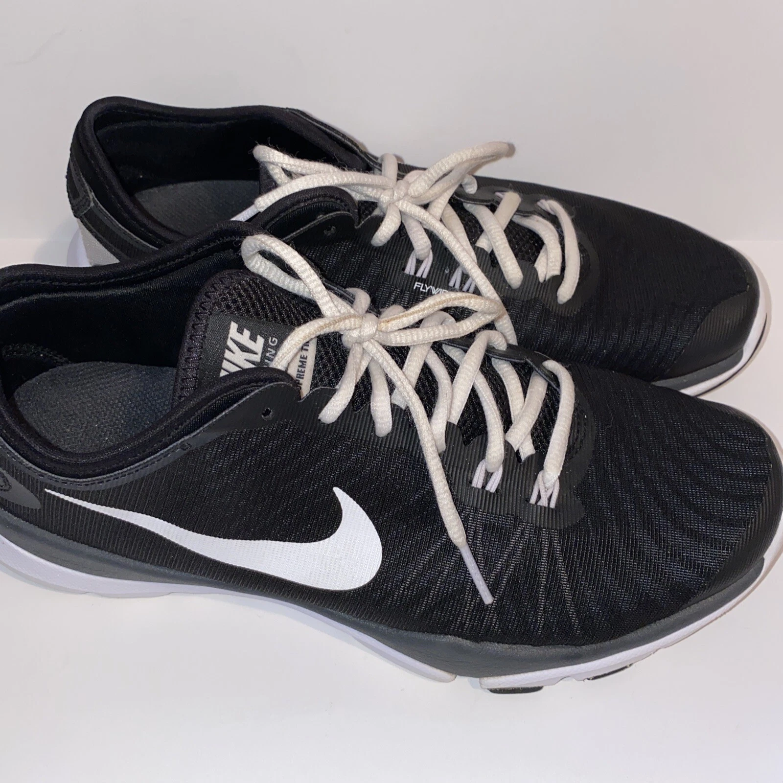 Chaussures de course femme Nike Flex Supreme TR 4 819026 002 pointure 9,5 M noir flywire
