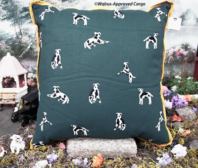 ANTHROPOLOGIE MONROE PILLOW -NWT- IF IT COULD, YOUR SOFA WOULD WAG ITS TAIL!