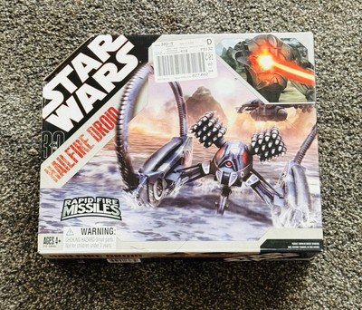 Star Wars 30th Anniversary HAILFIRE DROID Vehicle Hasbro with Rapid Fire  Missil | eBay