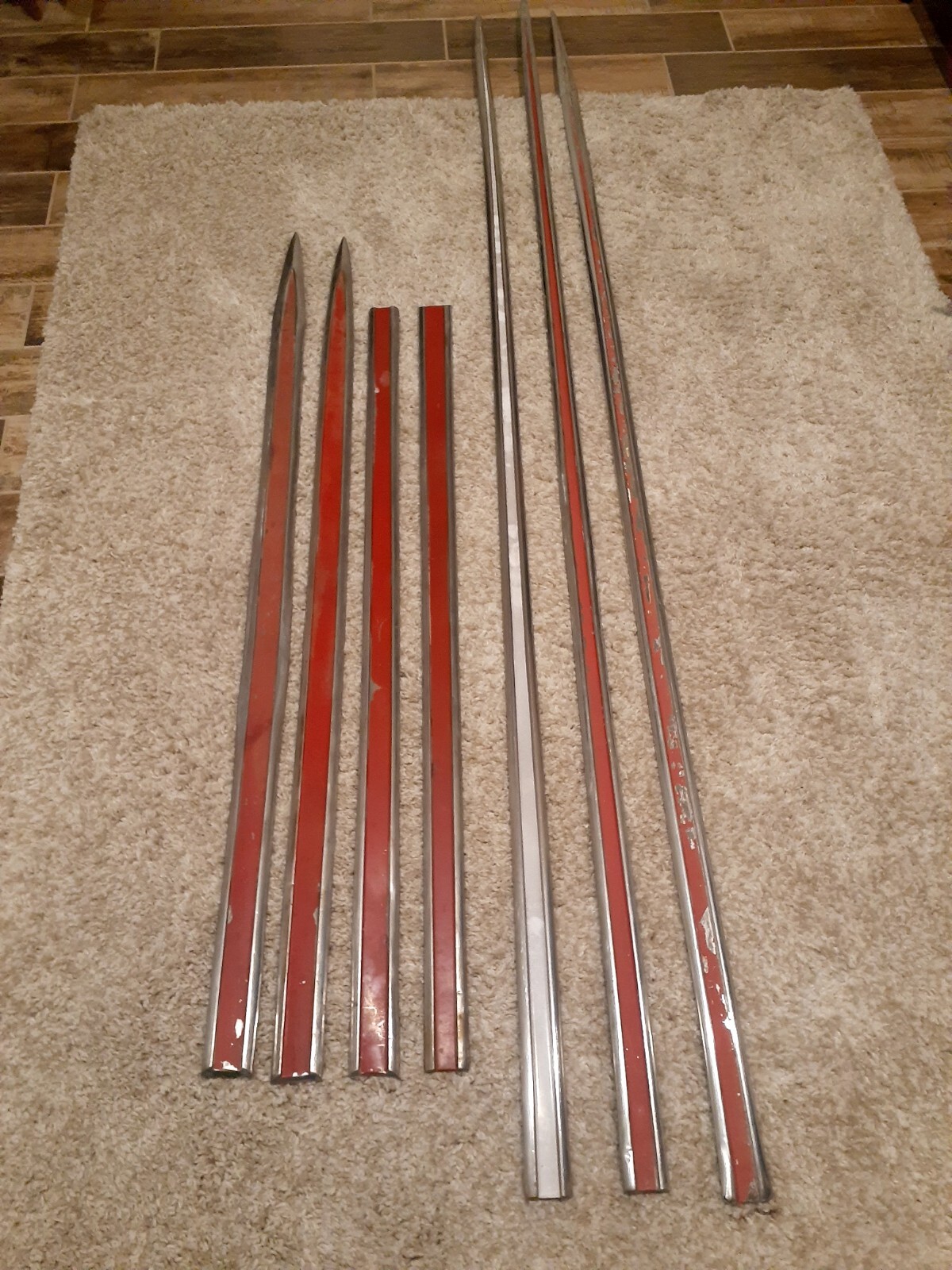 1959 CHEVROLET EL CAMINO SIDE BODY MOLDINGS SET TRIM eBay