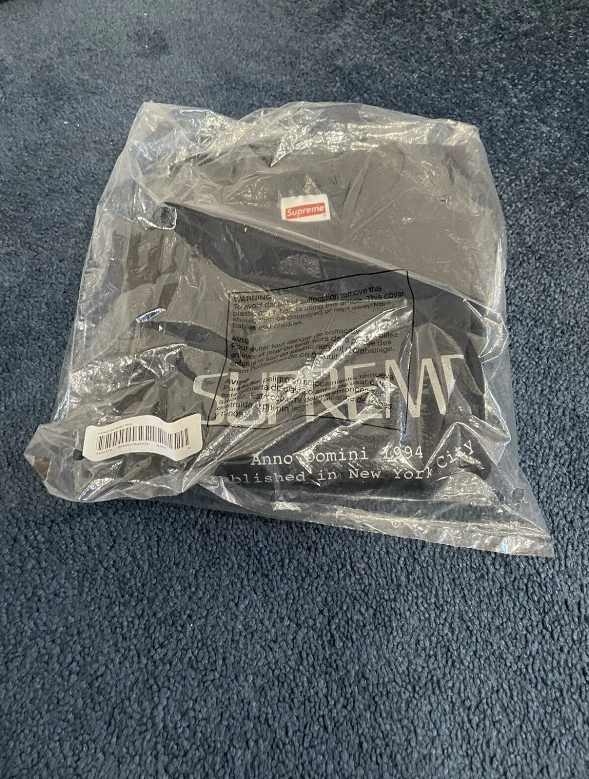Tee Supreme Anno Domini XL Navy SS20