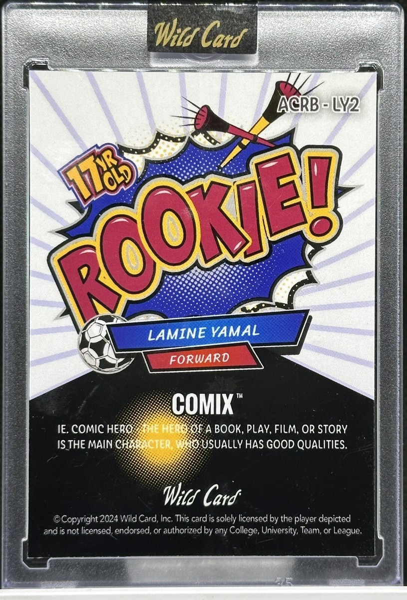 10/10 LAMINE YAMAL Silver Pulsar PRIZM 2024 Wild Card Comix