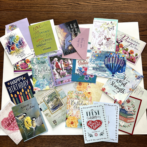 32 Vintage Gorgeous All Occasion Cards, Religious Theme, with Envelopes
