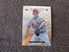 2013 Topps Finest Orange Refractor #84 /99 Shelby Miller #69 Rookie RC