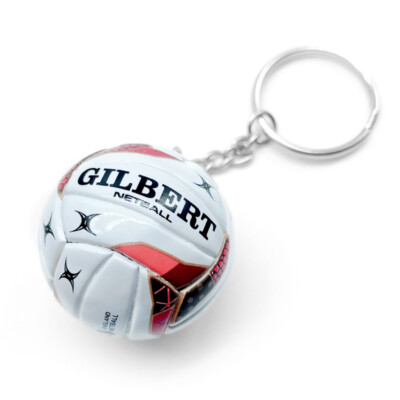 Gilbert England Netball Keyring UK