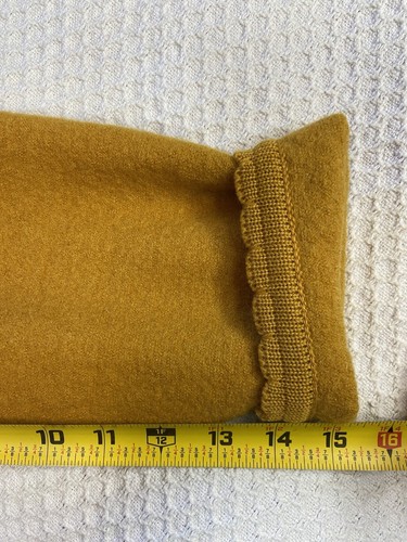 Geiger Classic Mustard Yellow Pure New Wool Jacket Size 40 Embroidered Austria - Picture 12 of 12