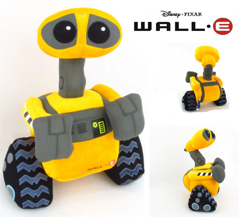 25CM WALL E ROBOT PLUSH STUFFED SOFT DOLL KIDS CHILDS ADULT COLLECTION TOY GIFTS