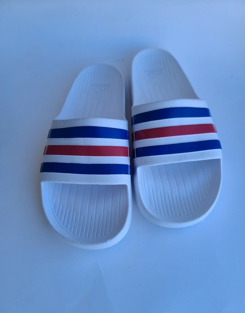 Adidas duramo slide white - softstudio.cz